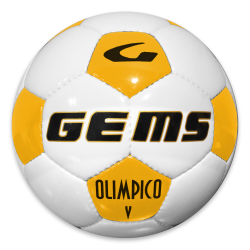 GEMS PALLONE OLIMPICO - BIANCO/GIALLO OCRA